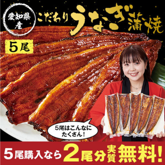 愛知県三河産うなぎ蒲焼-１２０ｇ-５尾【１０日前後お届け】-食品通販のベルーナグルメ【公式】-06-14-2025_03_52_PM
